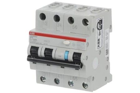 optioneel ABB DS203NC A aardlekautomaat gemonteerd (primair bedraad) 16A 3PN B-Kar 30mA
