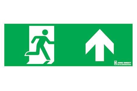 Excellence pictogram inlegvel, persoon nood uit boven