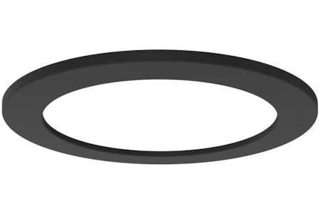 DL ronde afdekring voor gatmaat 195-210mm t.b.v. 20W zwart