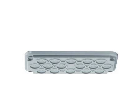 Eaton invoerdeksel nr. 3 met 16xPG16  voor Halyester kasten UE403/16