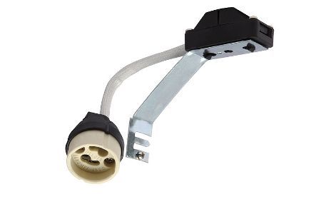 fitting GZ10 (passend voor GU10) met trekontlasting 230V max. 500W