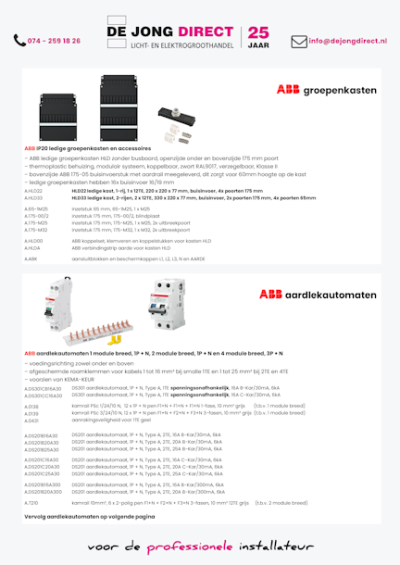 Onze nieuwe brochures, nummer 64